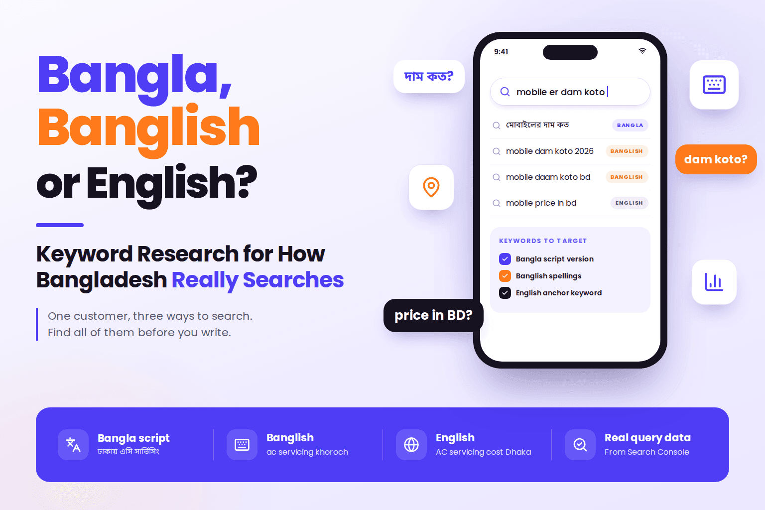 Bangla, Banglish or English? Keyword Research for How Bangladesh Really Searches