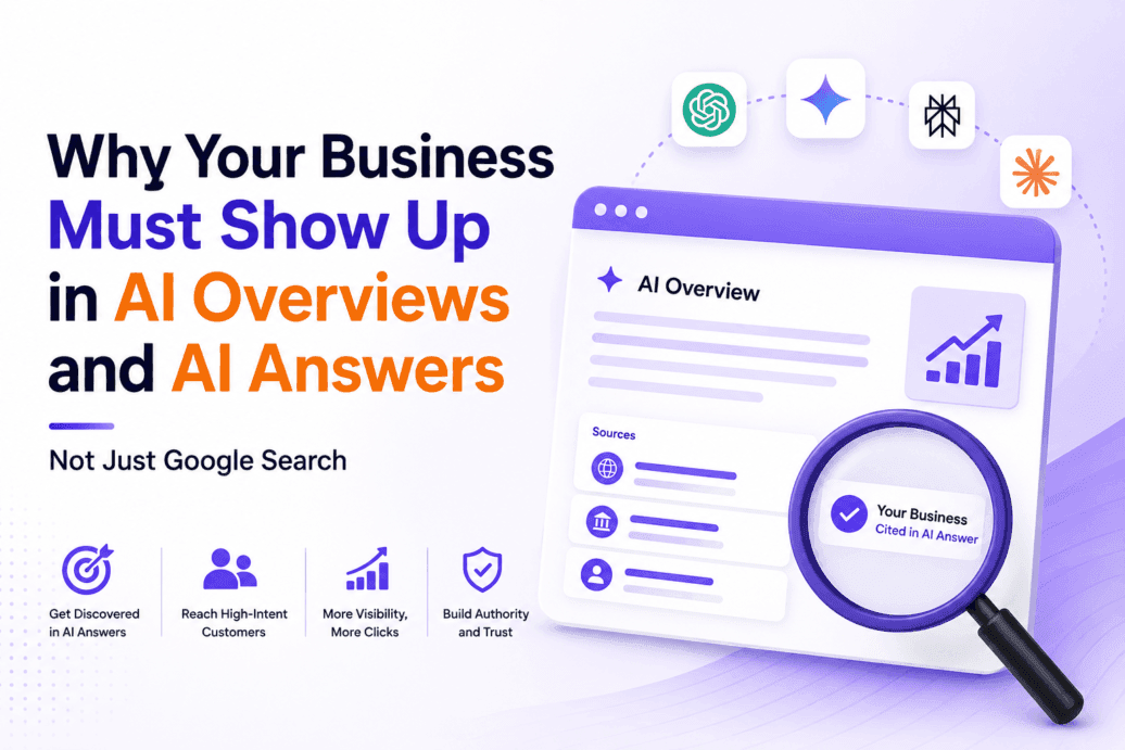 Why Your Business Must Show Up in AI Overviews and AI Answers (Not Just Google Search)