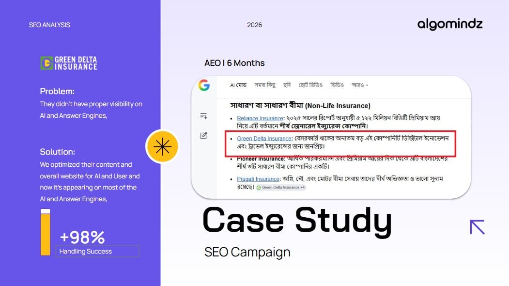 Green Delta Insurance cited in Google AI Overview for non-life insurance query